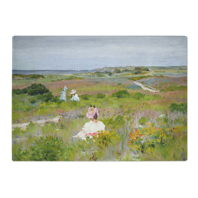 Long Island Shinnecock by William Merritt Chase Chopping Board, 0.4cm H x 28.5cm W x 39cm L