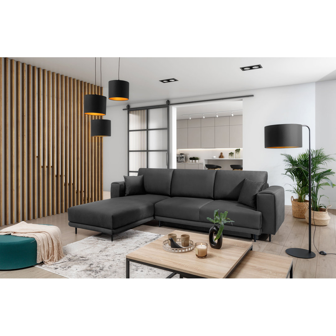 Ecksofa Aecca mit Bettfunktion