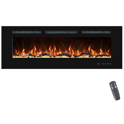 Berni Powder Coated Electric Fireplace with 5120 BTU