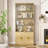70.9'' H 2-Drawer Display Cabinet With Human Sensor Light And Lock-670060833