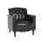 Enoks Tufted Leather Armchair-1431341439