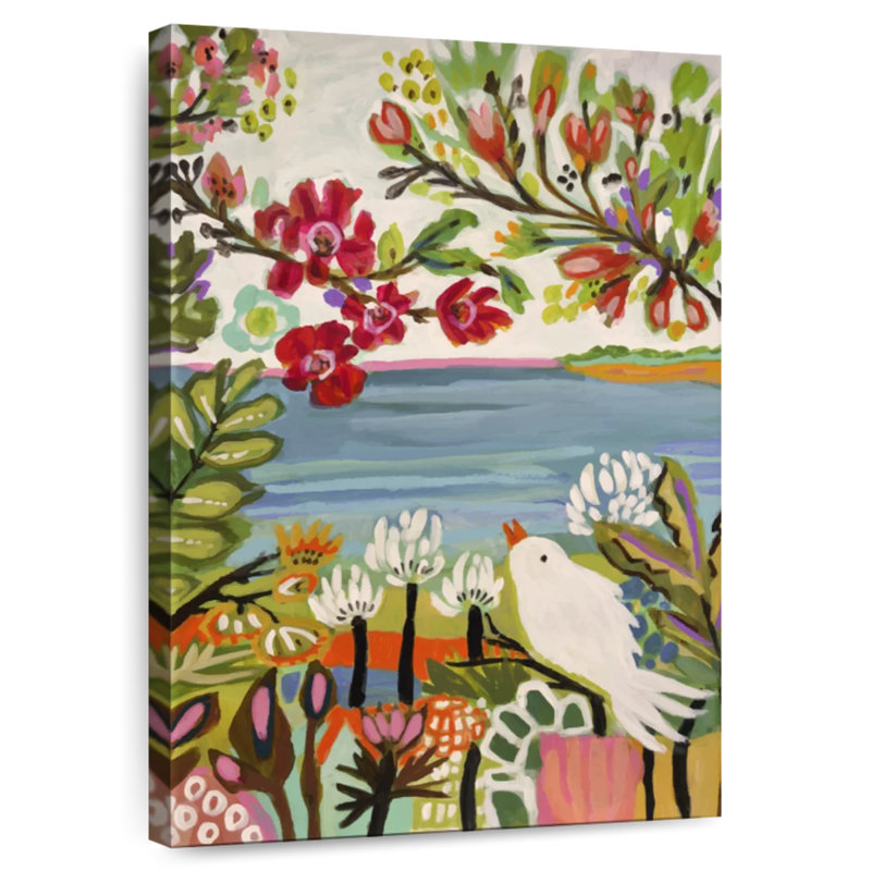 Brampt Birds In The Garden II, 39" H x 26" W