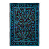 Fine Vibrance One-of-a-Kind 4' 2" X 6' 1" Hand Knotted Area Rug
