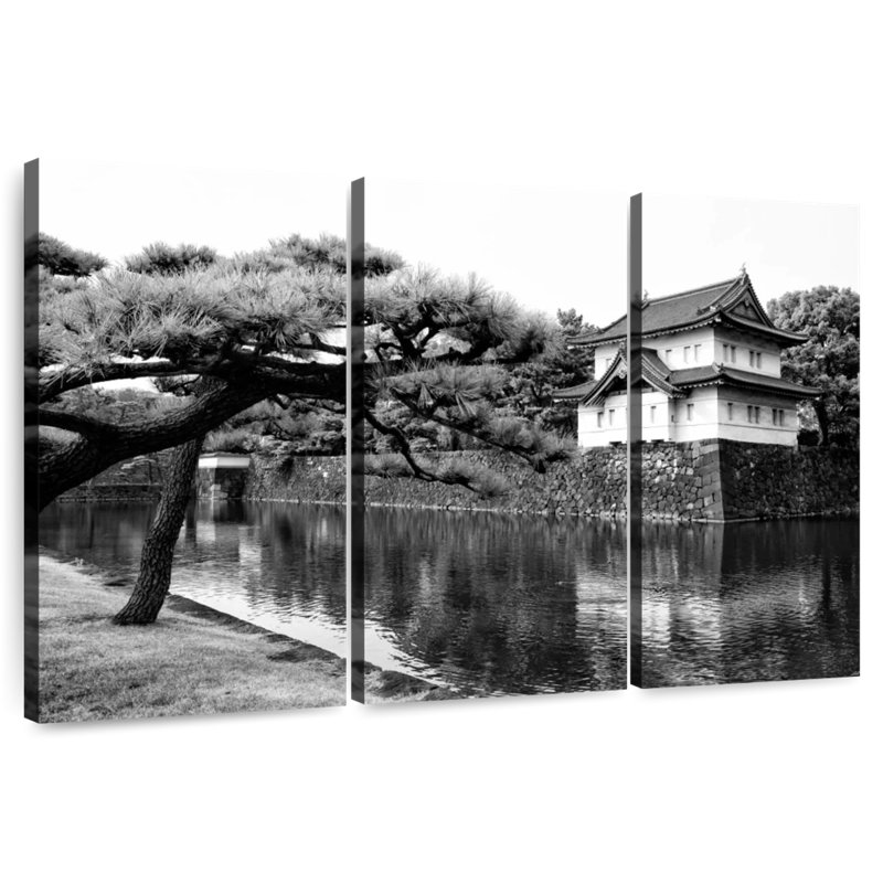 Lilie, palais impérial japonais, H 36 po x l 57 po