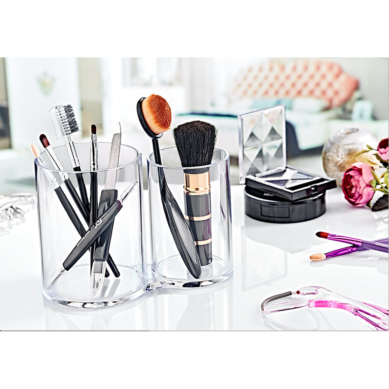 Lewandowski 2 Compartment Makeup Organiser