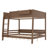 Queen Over Queen Solid Wood Bunk Bed with Shelves-1752525009-1752525008