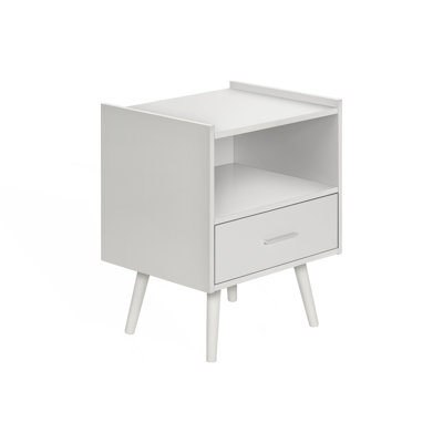 Modern Nightstand With 1 Storage Drawer