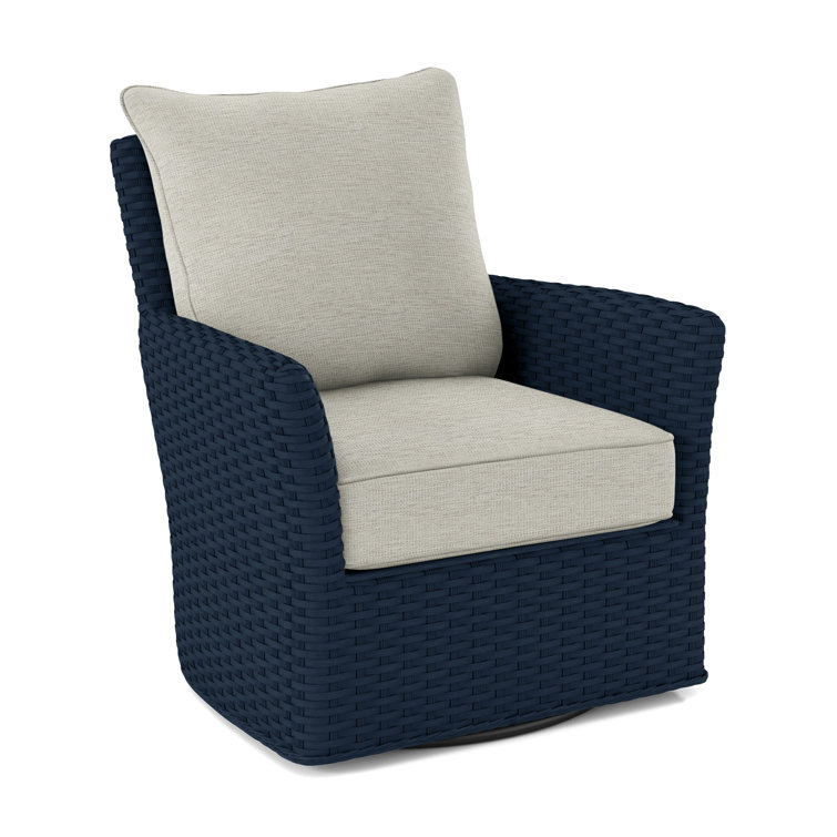 Fauteuil pivotant en polyester de 28 po de largeur Lanai