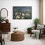 «Dark Moody Floral Still Life», art de chambre à coucher, impression sur toile encadrée-974561755-974561756