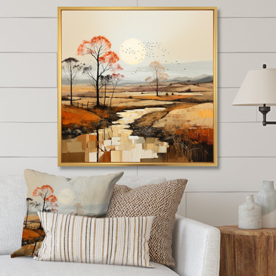«Desert Prairies Peace Peace Sunset» sur toile