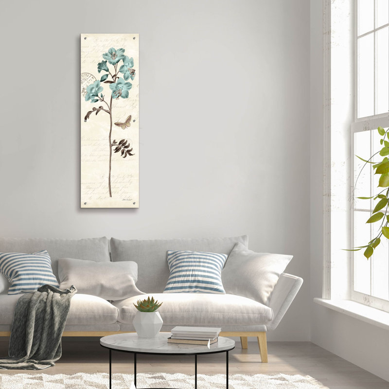 Art mural en verre ardoise «1 no mots» par Katie pertiet, H 48 po x l 16 po