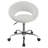 Betsye Backed Adjustable Height Ergonomic Active Stool with Wheels-600905337