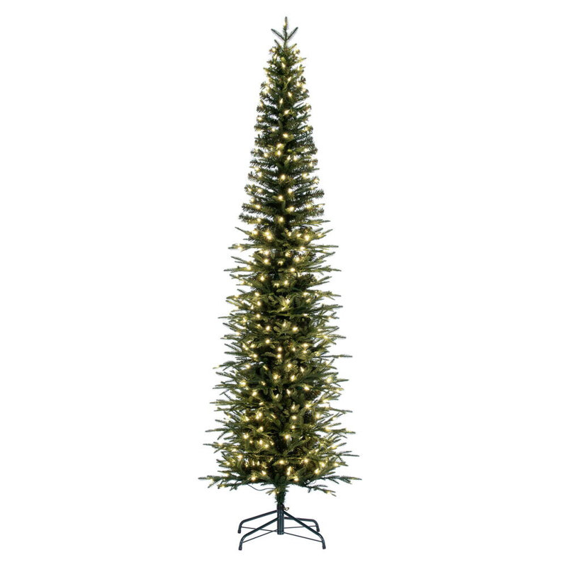 Bixley 12' H Lighted Artificial Fir Christmas Tree