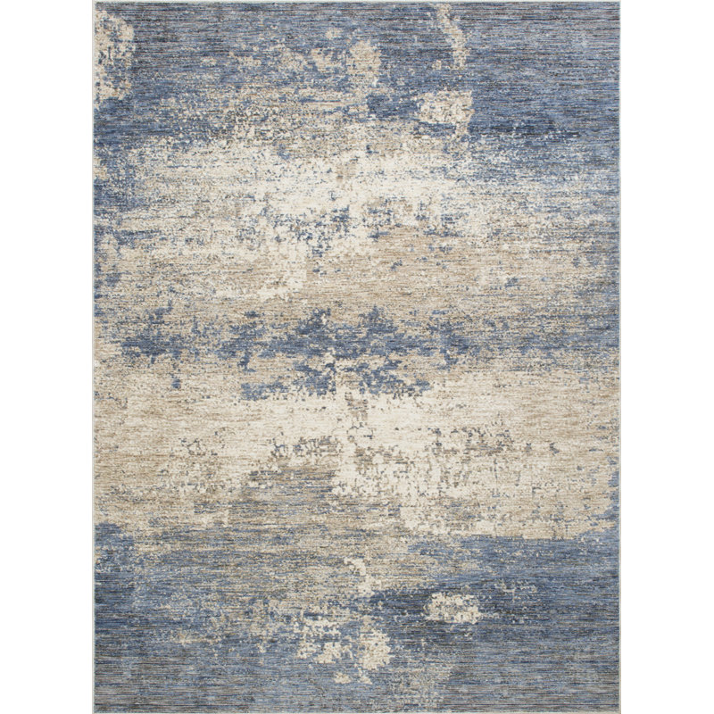 Abstract Indoor Rug, Rectangle 7'10" x 9'11"