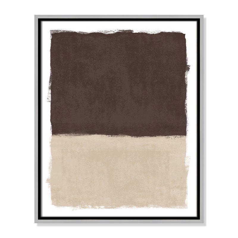 «Brownie Sundae I Print» par Natalie Carpentieri, Flottant argenté, L 17,5 po x H 21,5 po