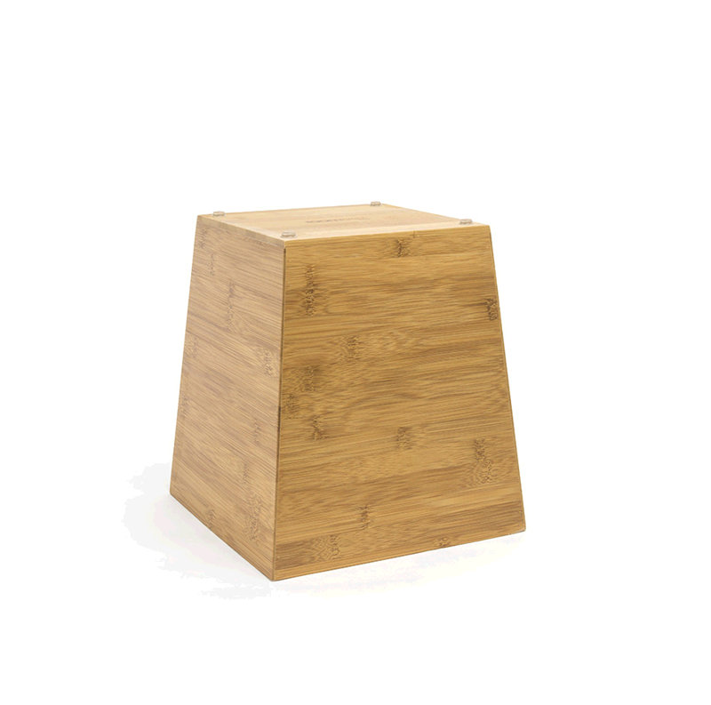 Panier à déchets 3,5 gallons London, Bambou naturel