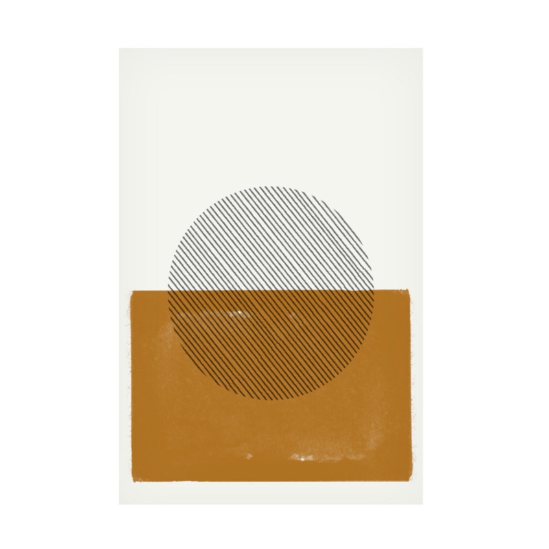 Œuvre bolognaise simple sur toile, H 47 po x l 30 po