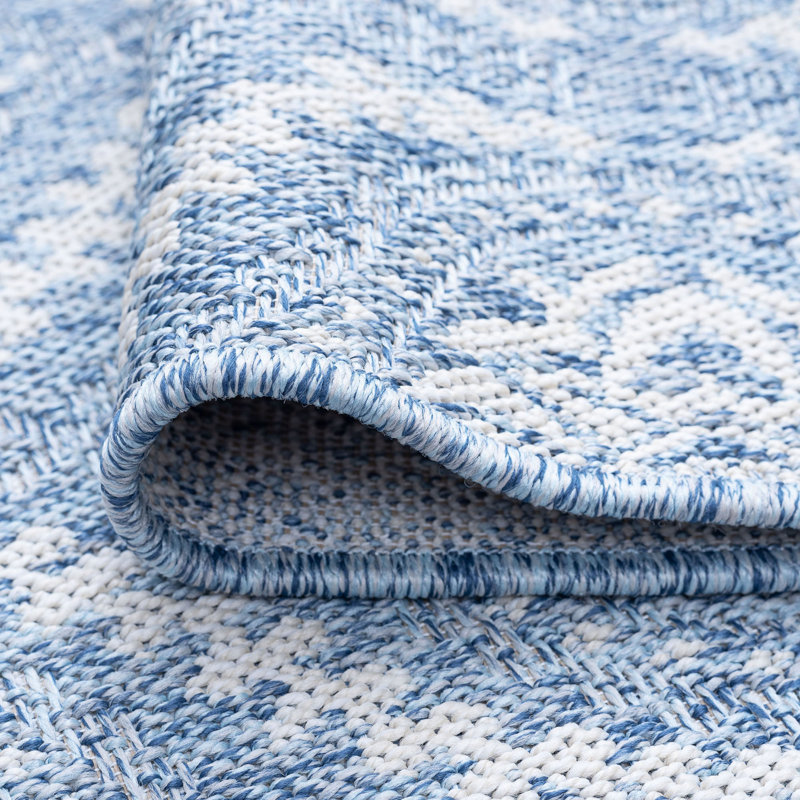 Tapis bleu intérieur / extérieur, Rectangle 2 pi x 3 pi