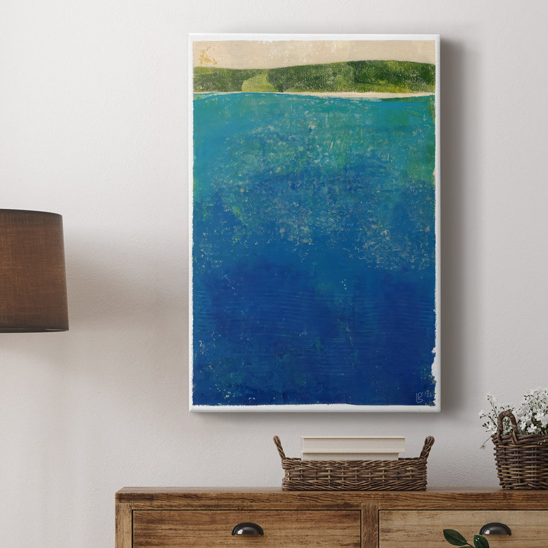 Island Escape I -Custom Wrapped Gallery Cavas, 36" H x 24" W