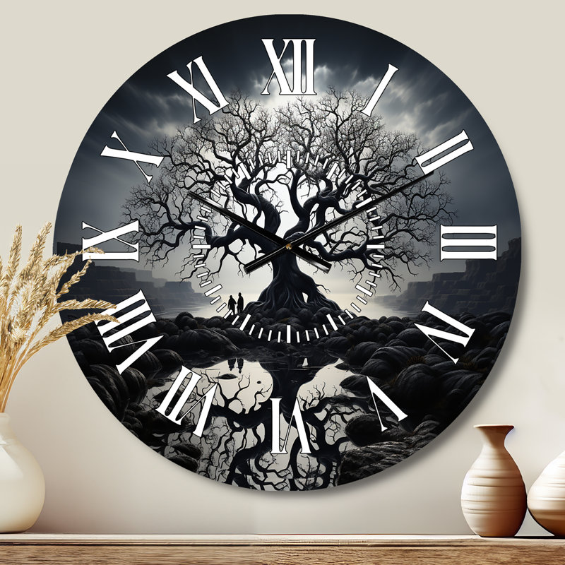 Horloge murale The Contrast Tree II, Médium