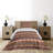 Eclectic Polyester Geometric Shapes Coverlet-41887005