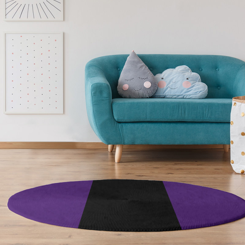 Chenille Indoor Rug, Round 5'