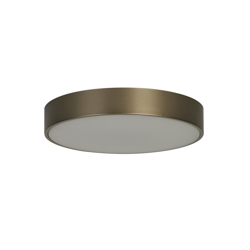 Akansha Plastic LED Flush Mount, Bronze