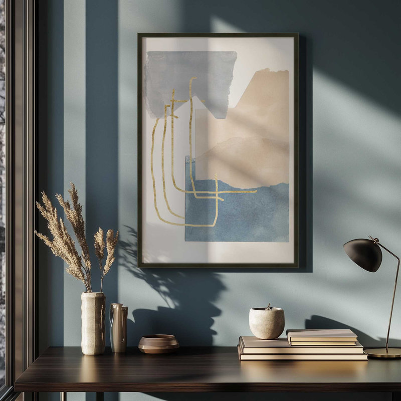 «Fragments of Light III», reproduction, Encadrement ouvert, zinc vieilli, H 15,25 po x l 12,25 po