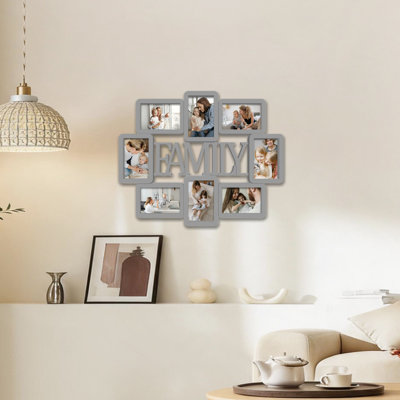 Pourteau 8 Opening Family Picture Frame