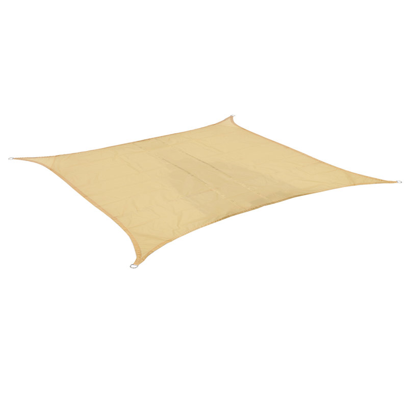 Seren 3m x 3m Square Shade Sail, Beige