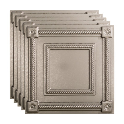 24'' L x 24'' W Textured Vinyl Drop-In Ceiling Tile