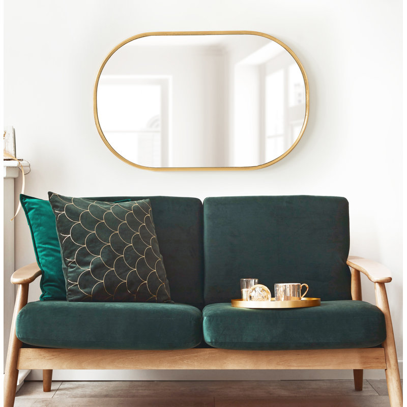 Dashiya Mirror, Gold, 24" x 34"