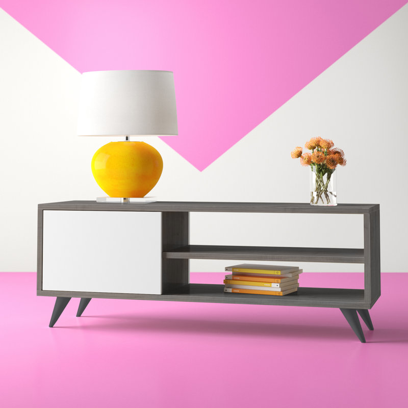 TV Stand for TVs up to 50", Wenge/White