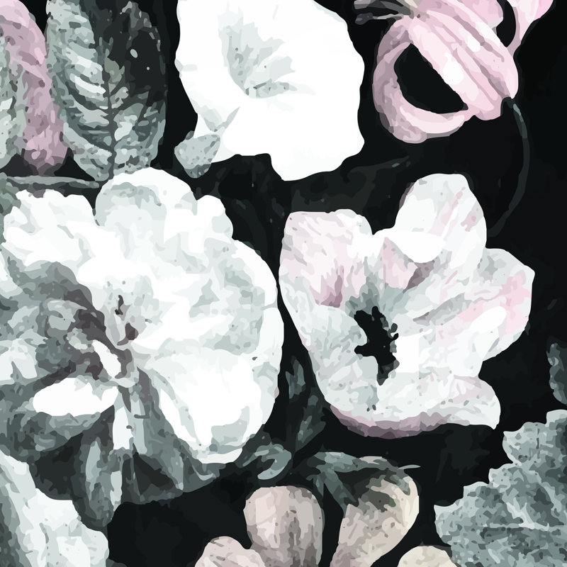 Floral Wallpaper, Pre-Pasted