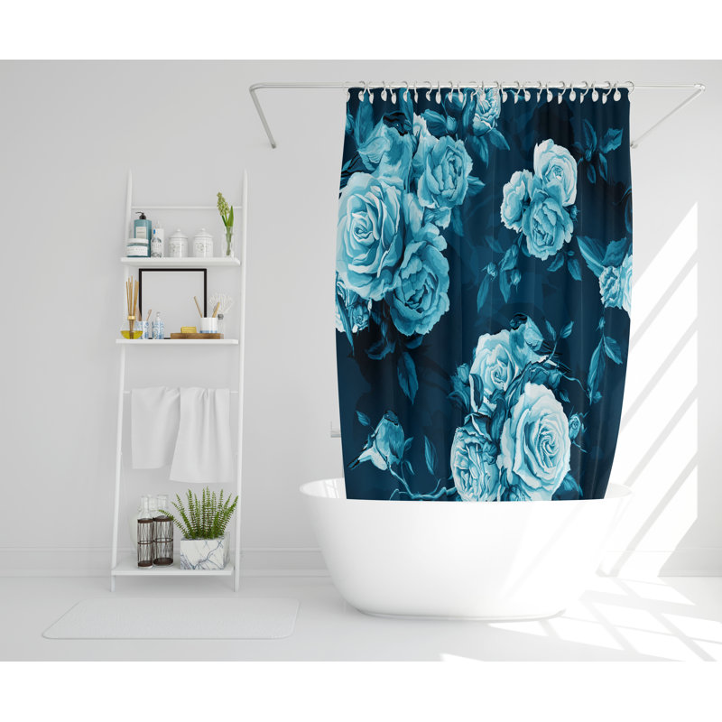 Negron Polyester Shower Curtain, 177cm H x 177cm W