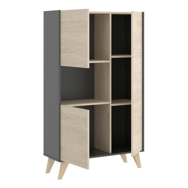 Xandra 81cm Sideboard, Oak/Anthracite