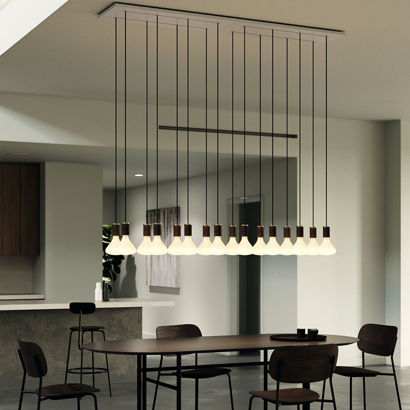 Noma Pendant Light In Walnut