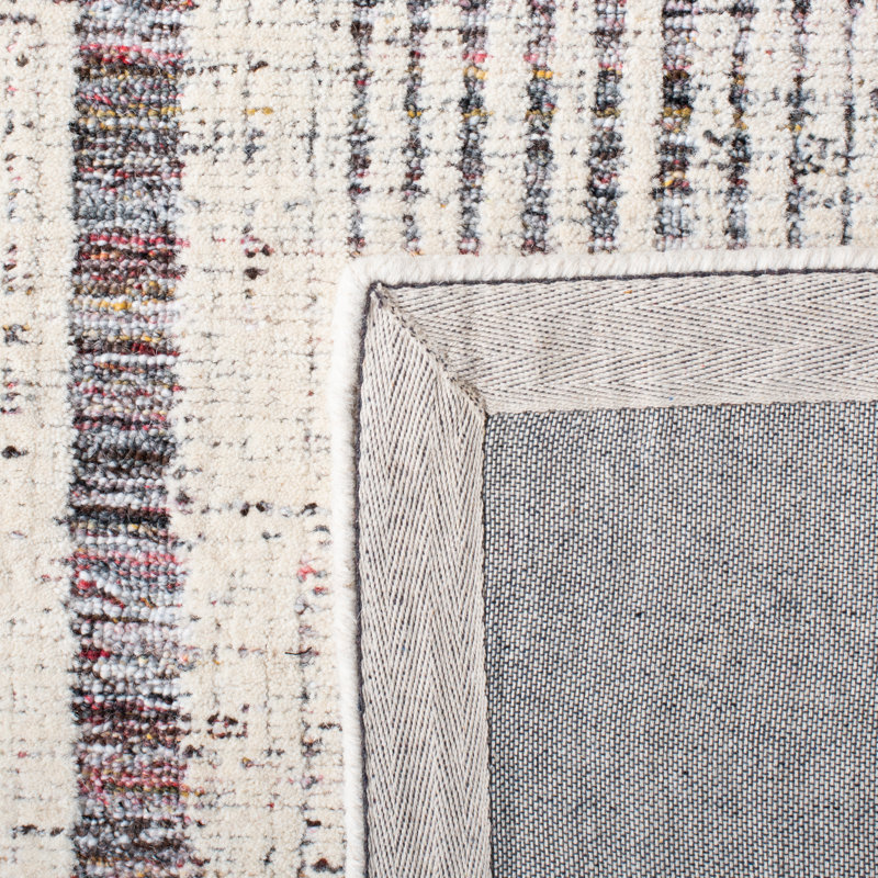 Binyomin Hand Tufted Performance Geometric Rug, Rectangle 8' x 10'