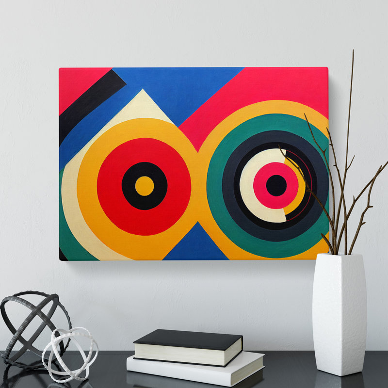 Unique Modern Abstract Art - Wrapped Canvas Painting, 35cm H x 50cm W x 3cm D