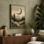 Moonlit Mountain Stream Japandi - Wrapped Canvas-1082695549-1082695551