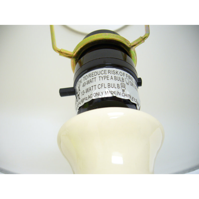 Leavenworth Ceramic Table Lamp, Ivory