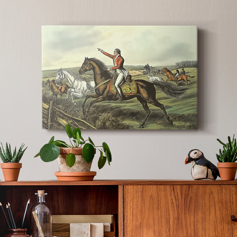 Animaux, paysage, série CCXIV, H 12 po x l 18 po