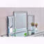 Miroir de coiffeuse pliable en forme de montagne, miroir rectangulaire encadré en MDF pour la maison et le bureau