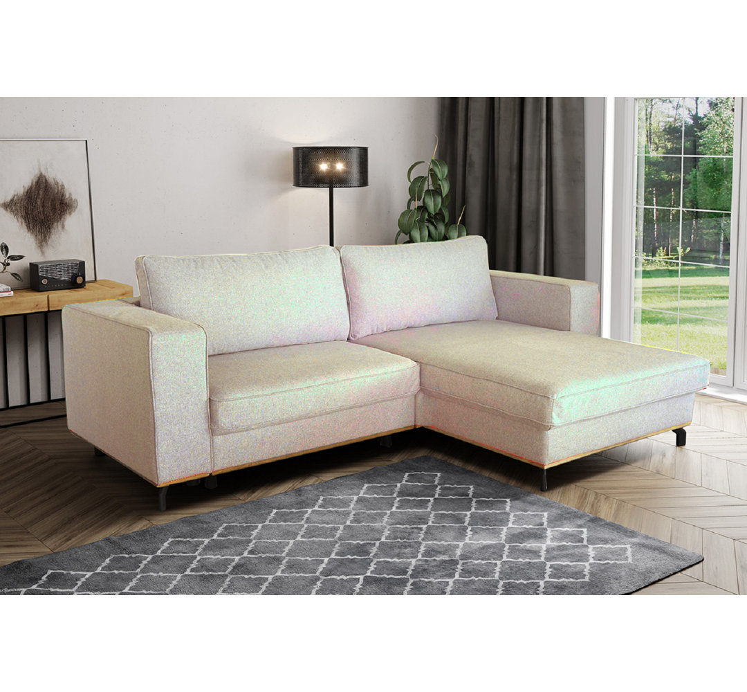 Ecksofa Akoni mit Bettfunktion