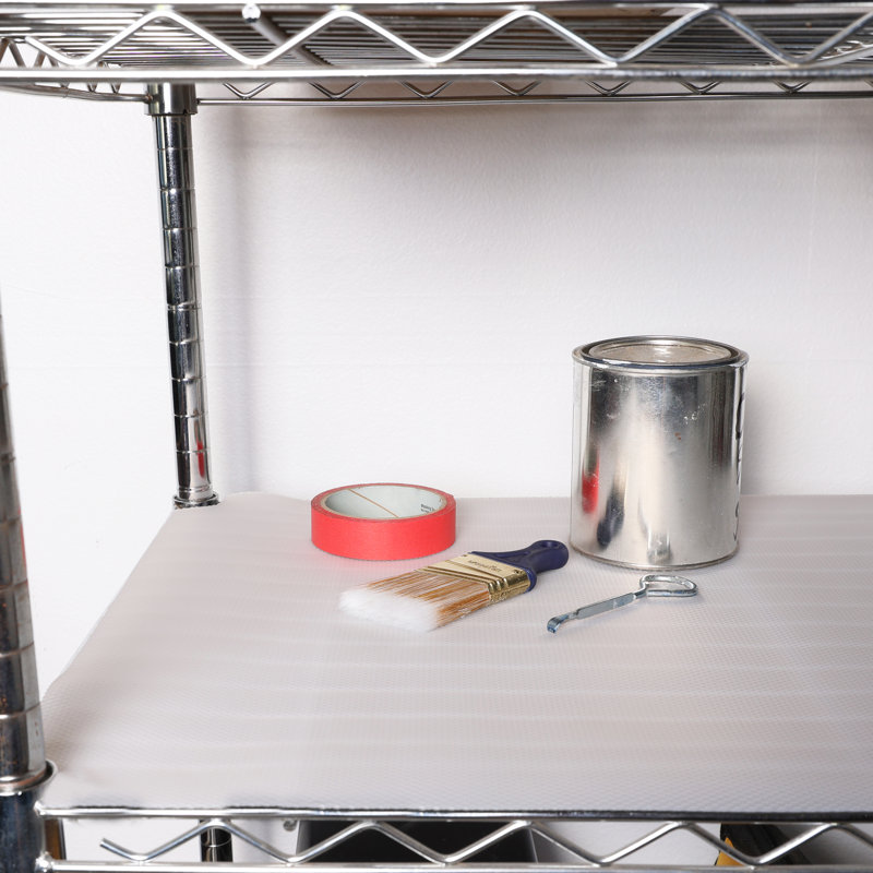 Con-Tact Brand Premium Plus Heavy Duty Non-Adhesive Shelf And Drawer Liner "24In X 10Ft", Clear Ribbed, 25" H x 12" W x 2" D