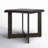 Metivier Solid Wood Top End Table - Brown