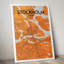 Stockholm City Map - No Frame Print-717789866