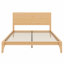 Lit plateforme Mid-Century moderne en bois avec support à lattes-365092729-365092725