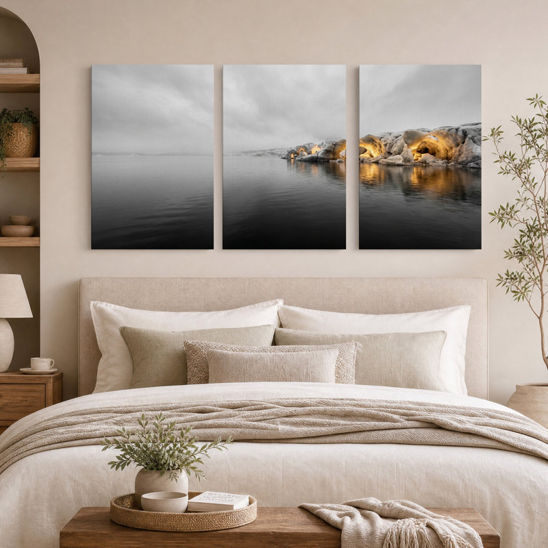 Ensemble de 3 toiles d'art, 24"H x 16"W x 3pcs