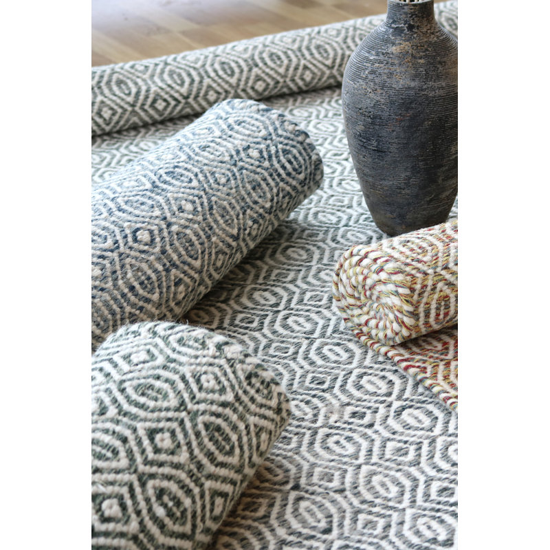 Lidia Geometric Hand Woven Area Rug, Runner 80 x 180cm